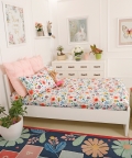 Bloomingdale Floral Kids Bedsheet Set Double Flat Sheet